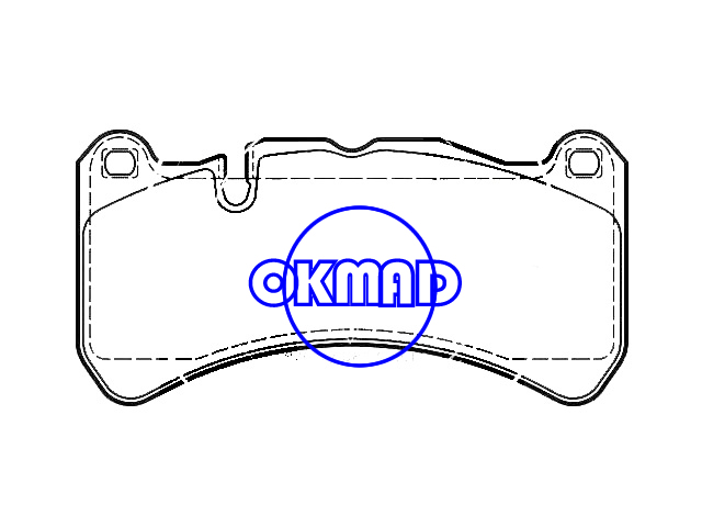 MERCEDES BENZ CLK SLK brake pad FMSI:8222-D1116 OEM:004 420 50 20, F1116
